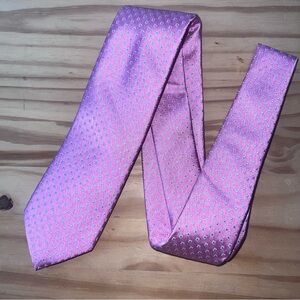 *2/$20* Nordstrom Pink Square Dot Silk Tie NWOT